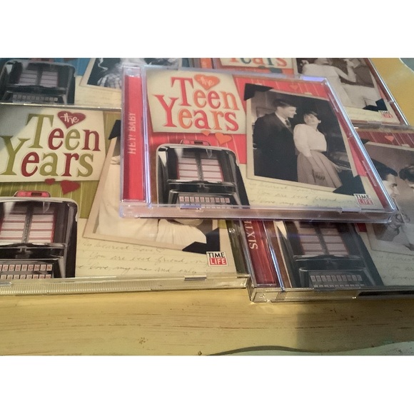 Teen Years cd set of eight ..oldies but goodies..plus Elvis Love Songs cd.. - Picture 2 of 5